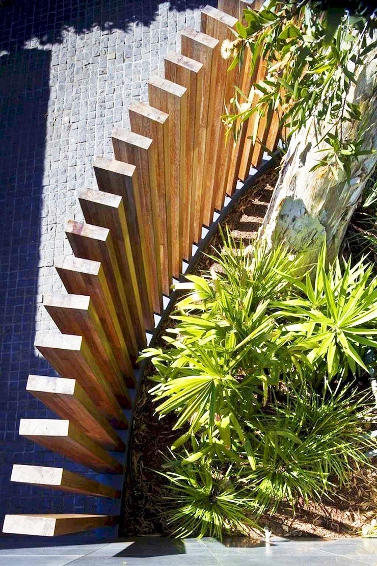 wooden bollard fence