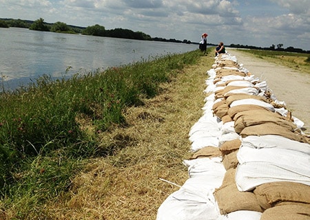 sandbags are heavy, expensive, difficult to transport and arrange. sandbag alternatives are preferred