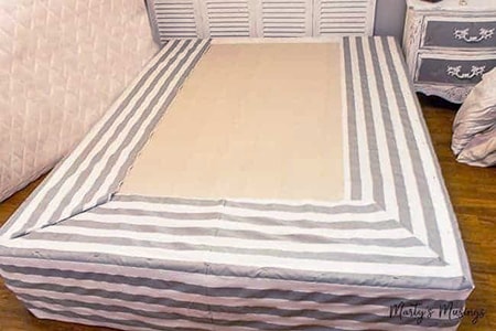 how to get a bed skirt to stay in place