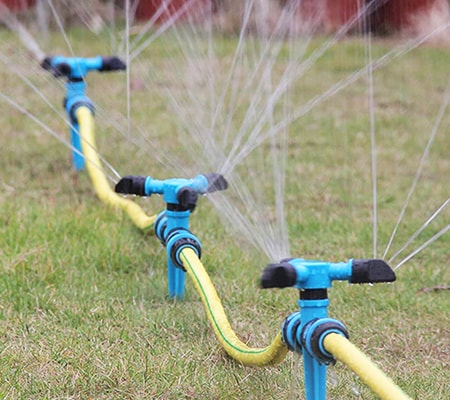 above ground sprinkler system