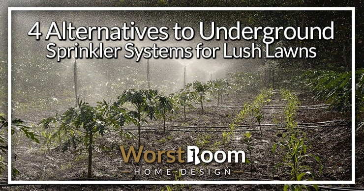 4 Alternatives to Underground Sprinkler Systems for Lush Lawns - WR