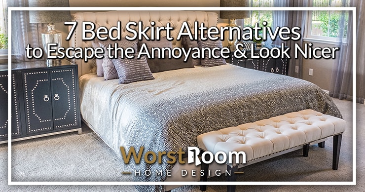 7 Bed Skirt Alternatives To Escape The, How To Put A Bedskirt On An Adjustable Bed Frame