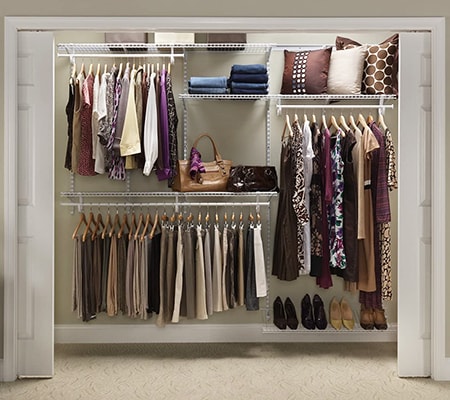 clothes racks and closet organizers are closet alternatives only in the sense that they replace the normal space-wasting shelving units