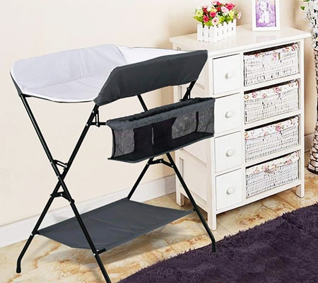 folding changing table