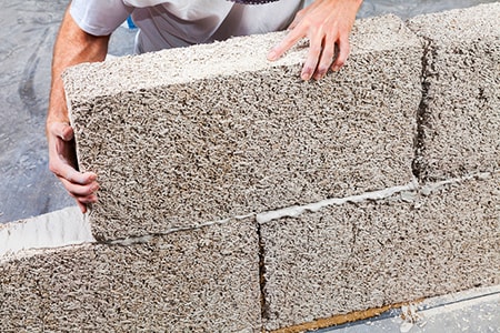 hempcrete concrete bricks