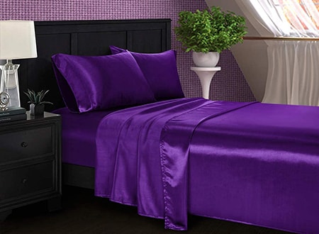 silk bed sheets