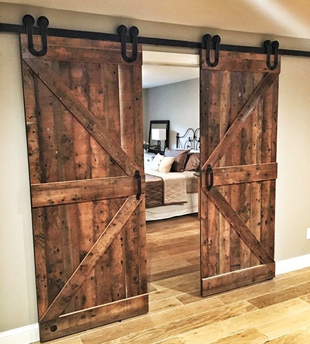 double sliding barn doors