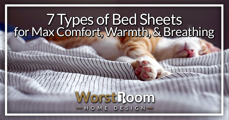 types of bed sheets