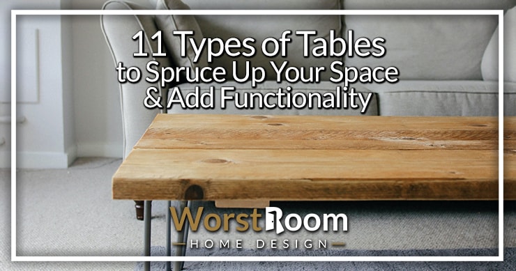 types of tables