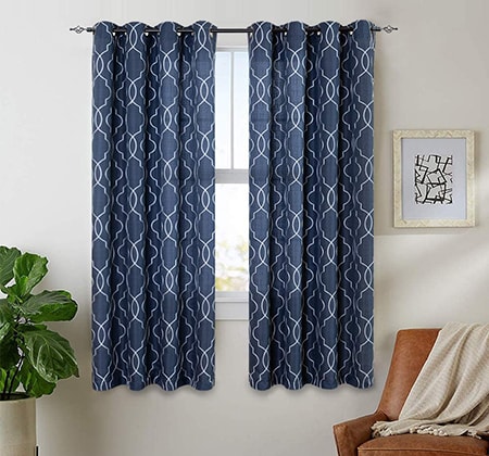 casual curtains are basic and friendly