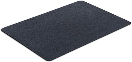 durable mats don't act as a pedestal so much as protect from spills and reduce vibrations on your washer and dryer