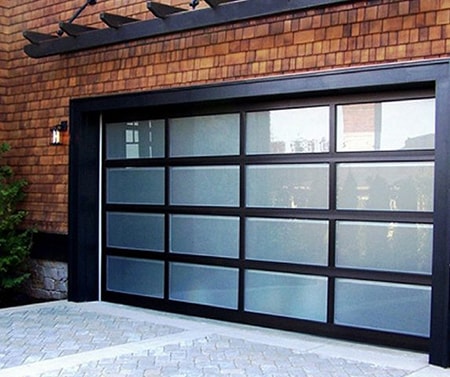 faux wood and fiberglass garage doors are the perfect replacement and end up looking a lot better