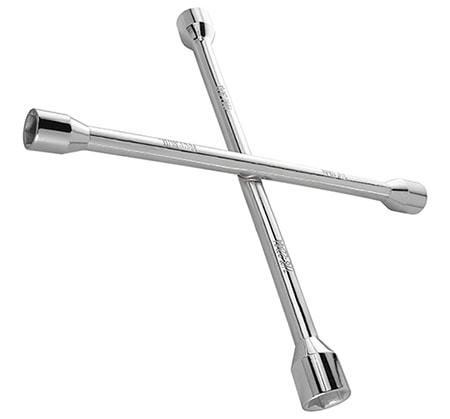 lug wrenches are designed to provide extra torque and are largely seen being used to change car wheels and tires