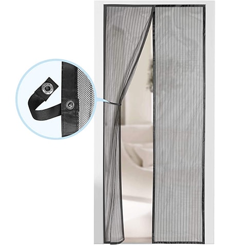 a magnetic screen door is a cheap screen door alternative that requires zero work to walk through it and close it again