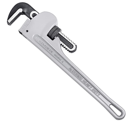 pipe wrenches are meant specifically for plumbers dealing with large diameter pipe fittings