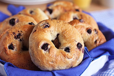 blueberry bagel is the most accurate of the bagel names