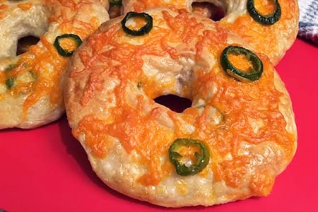 cheddar bagel