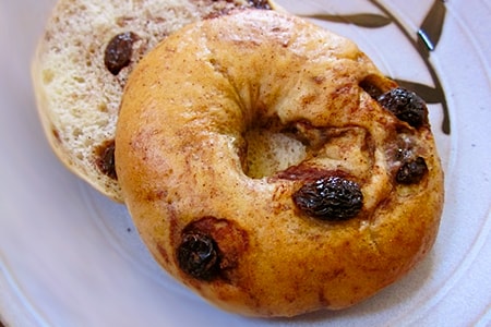 cinnamon raisin bagel is among the most different types of bagels