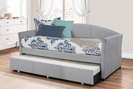 daybed styles of couches are designed for people to take naps on and often have a second bed or drawers underneath it