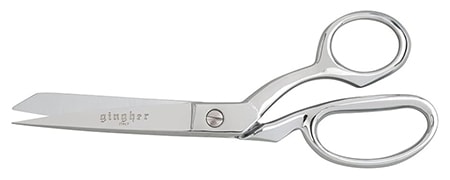 dressmakers shears are designed specifically for cutting long pieces of cloth when creating clothing