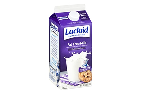 lactose free milk has lactase added to break down lactose which irritates some people's digestive systems