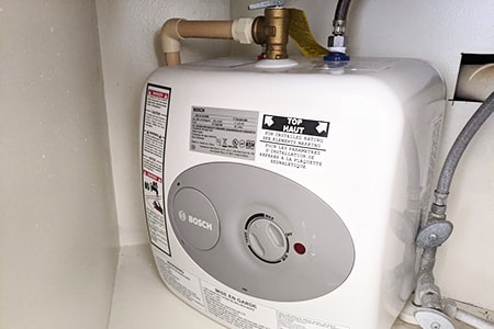 point of use water heater types
