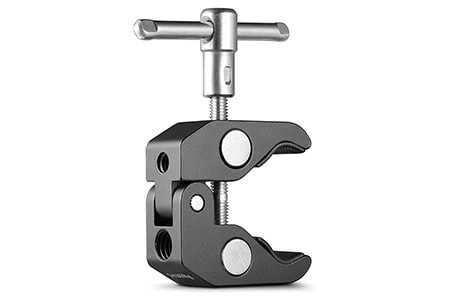 a screw clamp is very simple to use and can hold incredibly tight