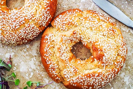 sesame bagels are perhaps the most sophisticated types of bagels