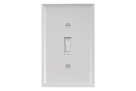 the single pole light switch is the most common type you find in residential homes