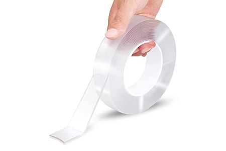 double sided tape are the most different kinds of tape in that they have adhesive on both sides