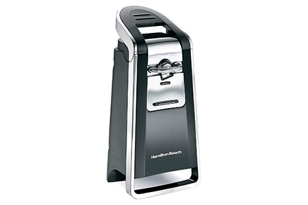the electric can opener is the most advanced of the different types of can openers and represents the present and future rather than the old fashioned can opener types