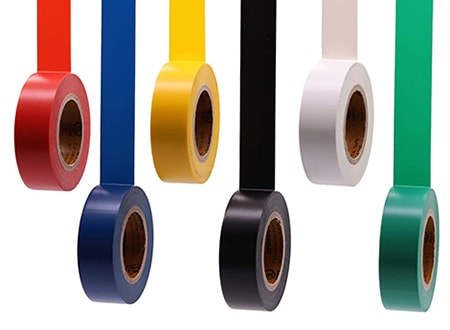 electrical tape are types of adhesive tapes that are designed to insulate against electricity conductivity