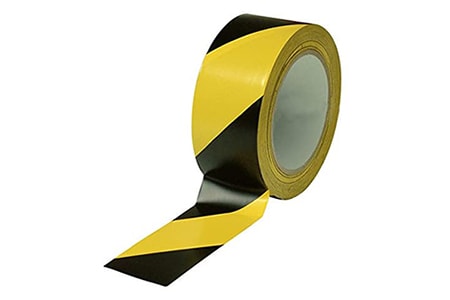 floor marking tapes are different types of tape used to bring attention to parts of the floor