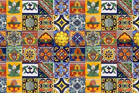 mosaic tiles are the most different types of tile in that they tend to feature images and colors that others don't