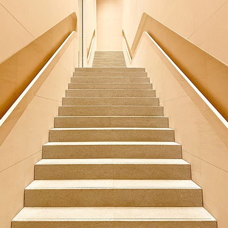 straight stairways are the most common stair types