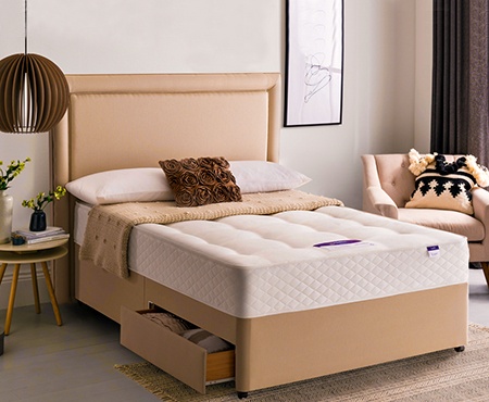 Divan Bed Frames is simple design but most of the people says this is one of the best bed frame types.