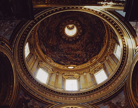 Dome ceilings are ceiling design types used in big structures