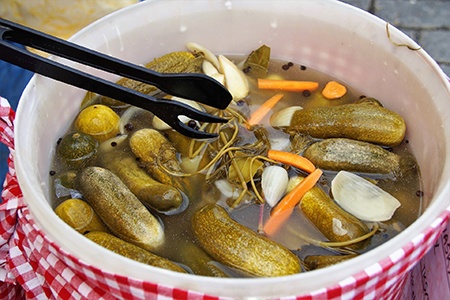 you can taste different flavors of pickles with alcohol soaked pickles since it has a wide range of vegetables in it