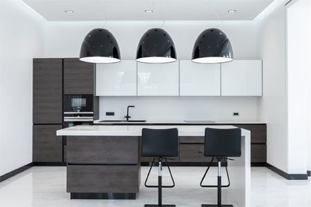 types of kitchens include contemporary kitchen