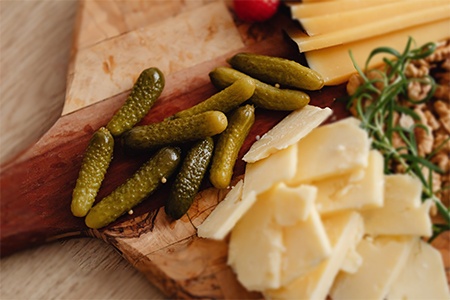 cornichon pickle is the most common types of pickles