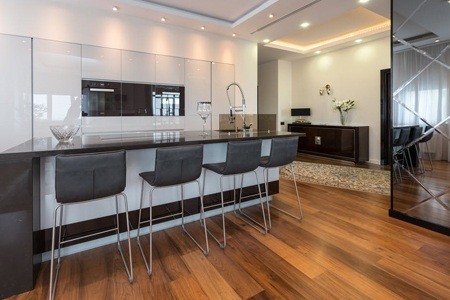 modern kitchen has a minimal kitchen decor styles