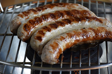 bratwurst pork sausages are the most common sausage types