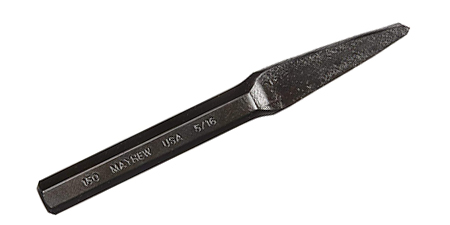 cape chisel are chisel types that aren't meant to do refined work but to break apart concrete, score metal, etc.