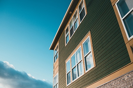 fiber cement types of siding for houses are extremely durable and they are similar to natural wood