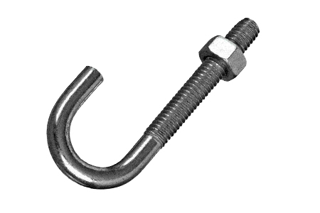 there are different types of bolts that have letter shapes and one of them is J bolt