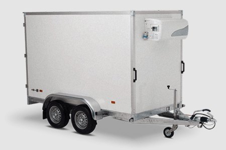 there are many different types of trailers that are produced for specific needs and refrigerated trailers are used when the the carried load needs temperature control