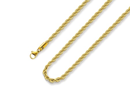 different kinds of chains like rope chains offer a sophisticated look