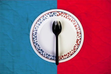 there are different types of forks that are unique and sporks are definitely in that category; it is both spoon and fork, an effective solution