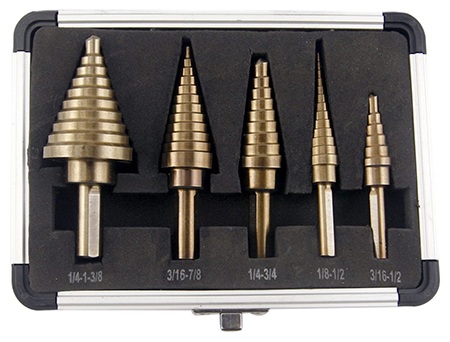 step drill bits