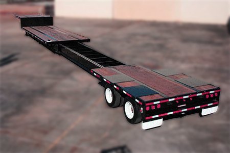 stretch single drop deck trailers